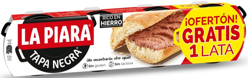 PATE PIARA 75G PK3+1