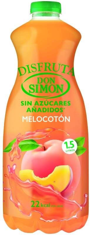 DISFRUTA D SIMON PET 1,5L MELOCOTON