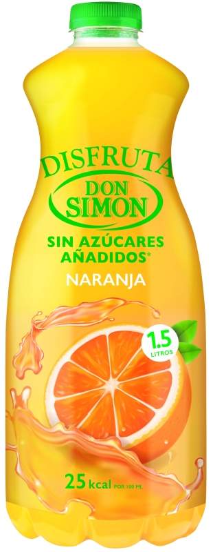 DISFRUTA D SIMON PET 1,5L NARANJA