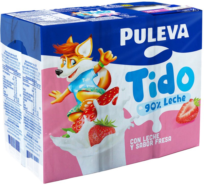 BATIDO PULEVA BK 200 FRESA PK6