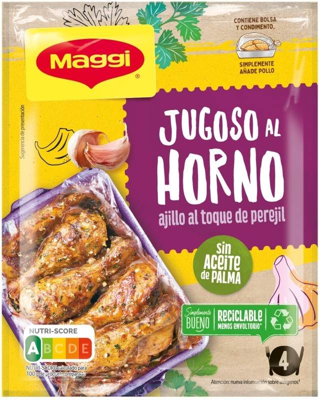 JUGOSO AL HORNO MAGGI 34G AJO