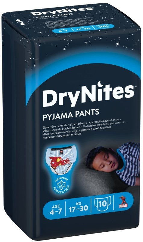 PÑ HUGGIES DRYNITES 4-7AÑO 10U NIÑO