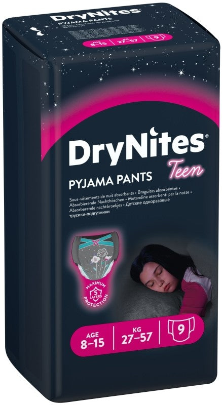 PÑ HUGGIES DRYNITES 8-15AÑO 9U NIÑA