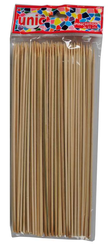 PALILLOS PINCHITO UNIC 25CM 100U