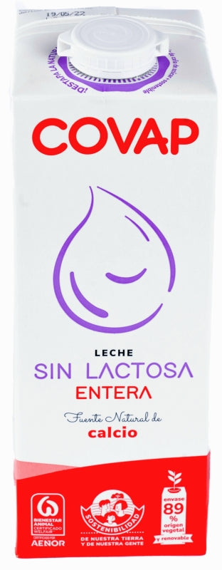 LECHE S/LACT COVAP ENTERA BK 1L