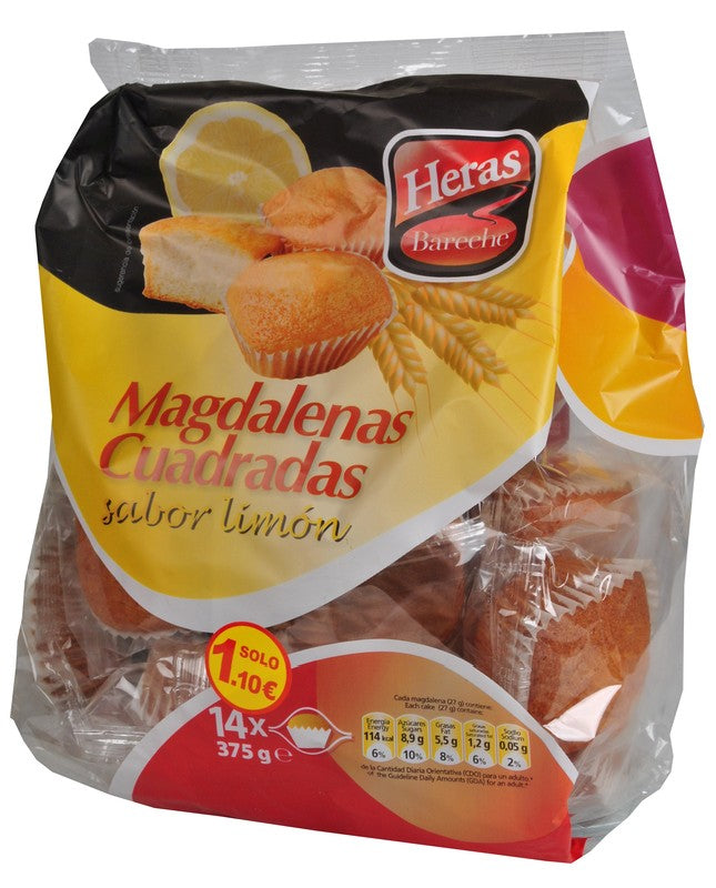 MAGDALENA HERAS CUADRADA 350G LIMON