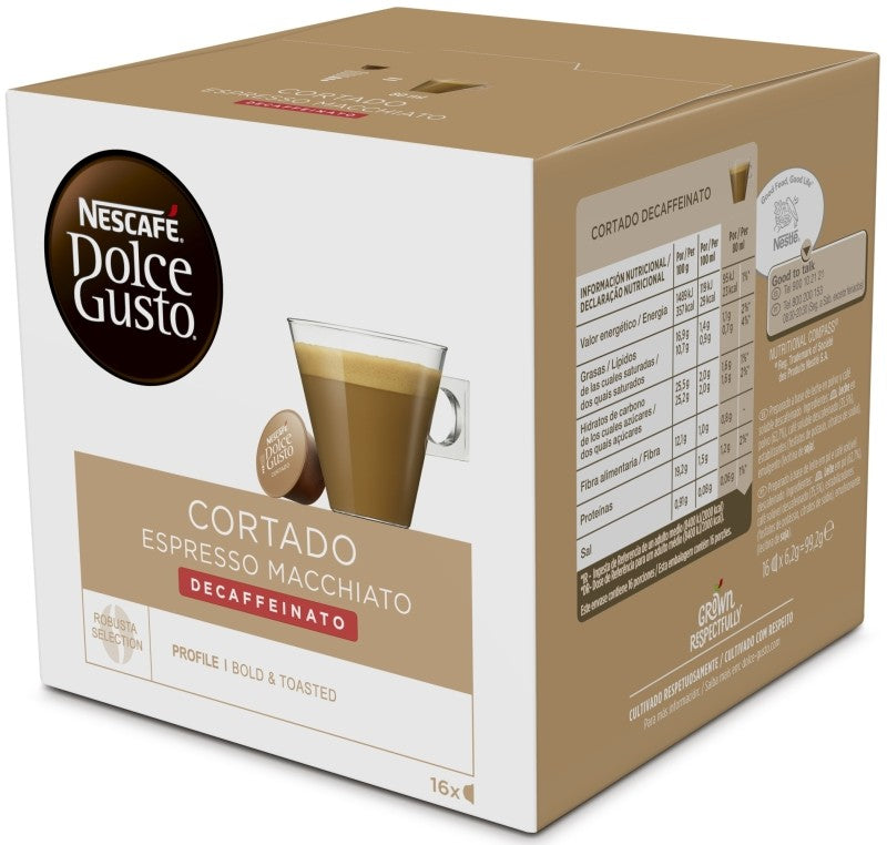 CAFE D.GUSTO CORTADO DESCAF 16 CAP