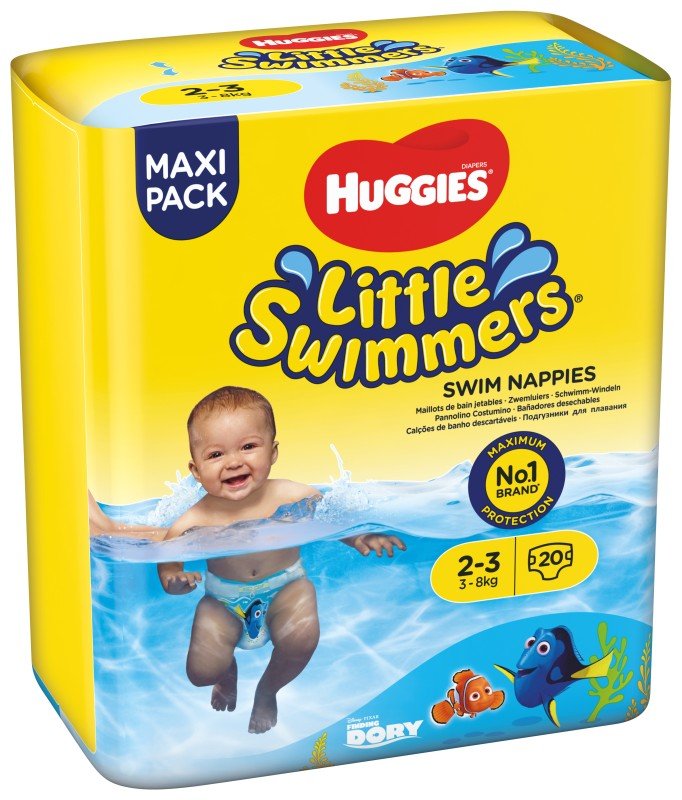 PÑ HUGGIES LITTLE SWIMME 20U 3-8K