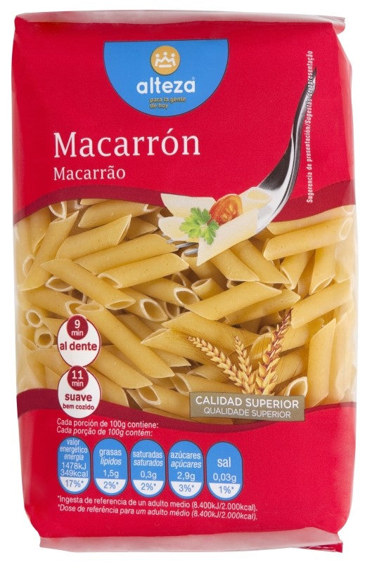 PASTA ALTEZA MACARRON 500G