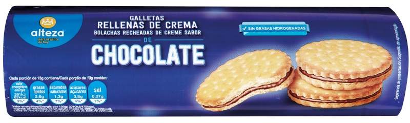 GALLET ALTEZA RELLENA CHOC 250G