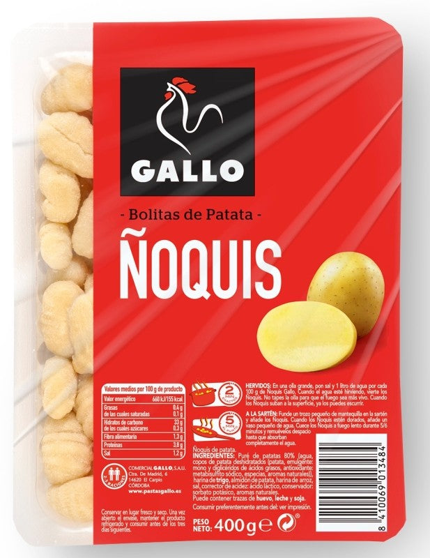 PASTA GALLO ÑOQUI PATATA 400