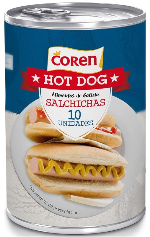 SALCHICHA LOURIÑO HOT DOG 380G
