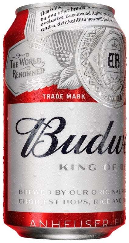 CERVEZA BUDWEISER LT 330       4,8G