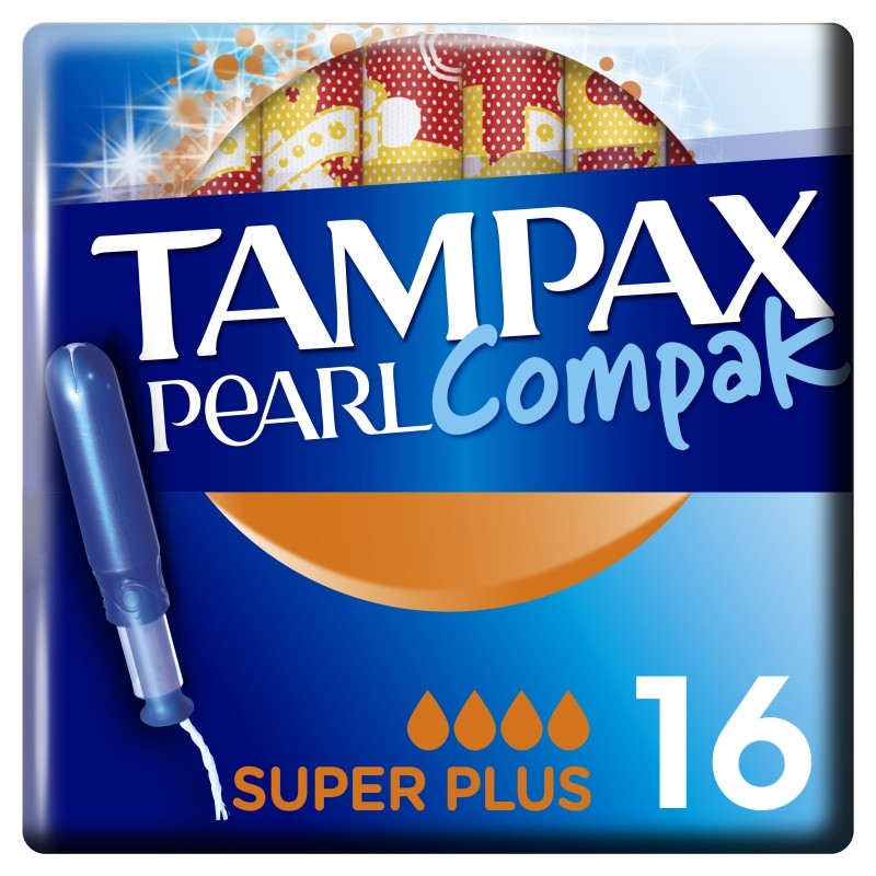 TAMPAX COMPAK PEARL SUPER PLUS 16U