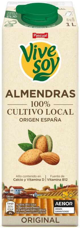 LECHE ALMENDRA VIVE SOY 1L