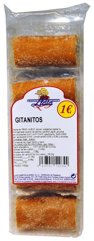 GITANITOS AZUCAR LIDIA 170G