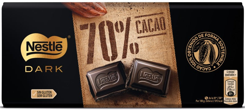 CH NESTLE DARK NEGRO 70% 120G