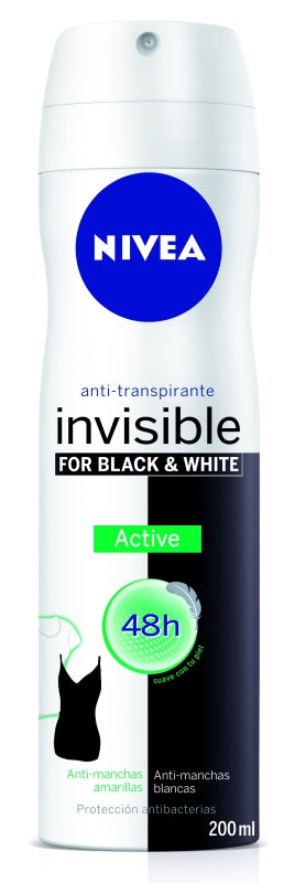 DESOD NIVEA SP 200 INVIS B&W ACTIVE