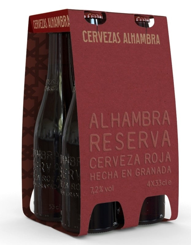 CERVEZA ALHAMBRA RESERVA 1/3 PK4 RO