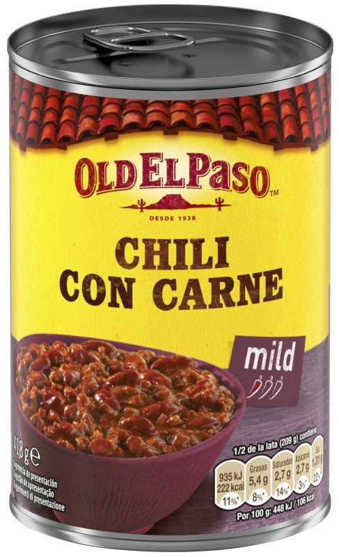 CHILI-CARNE OLDELPASO LT 418G