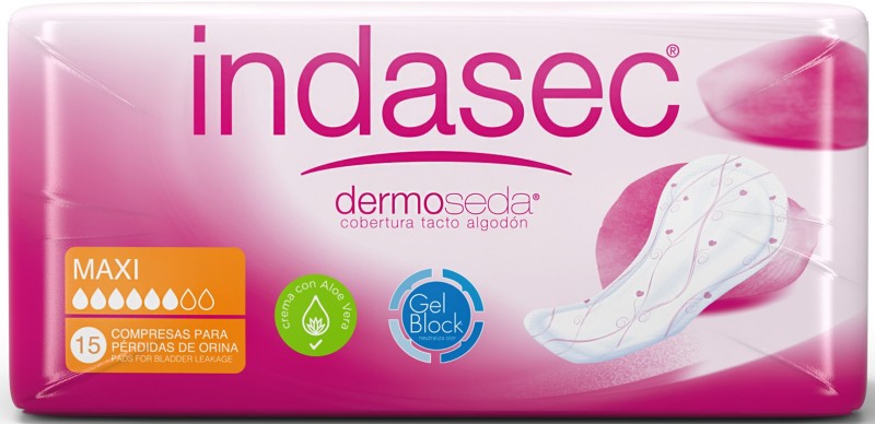 COMP INCONT INDASEC DERM MAXI 15U