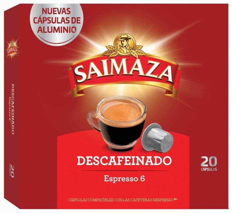 CAFE NESP. SAIMAZA DESCAF 20 CAP