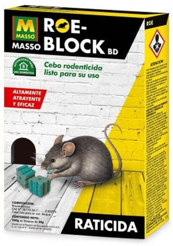 RATICIDA MASSO ROE-BLOCK 260G