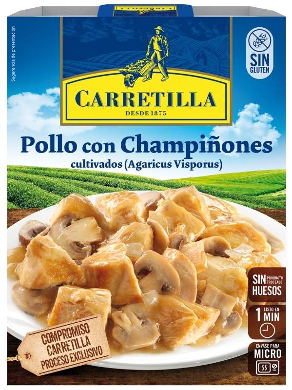 POLLO CARRETILLA 250G C/CHAMPIÑONES
