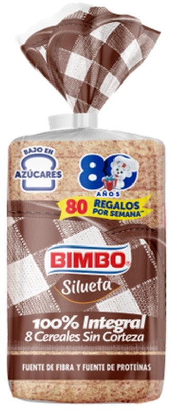 PAN MOLDE BIMBO INTEGRAL 100% 450G