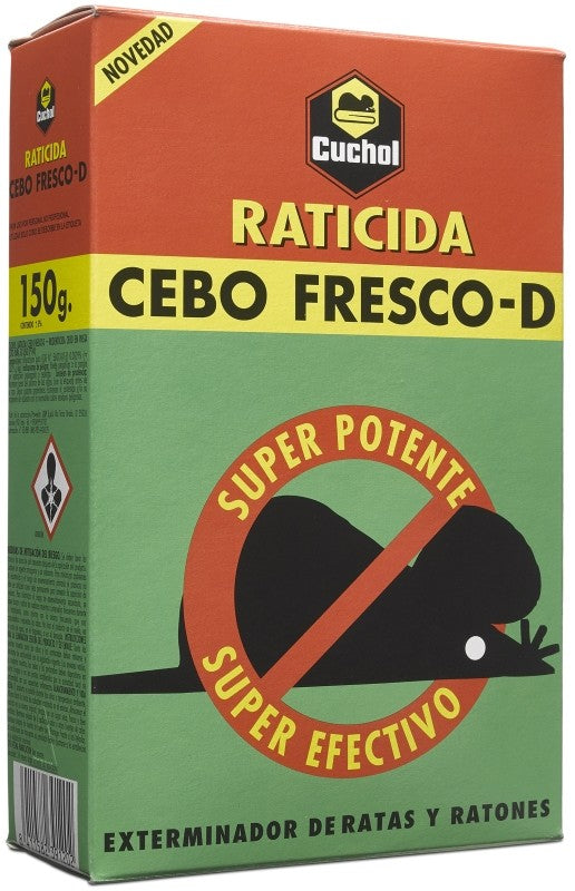 RATICIDA CUCHOL CEBO FRESCO 150G