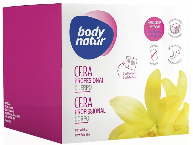 DEPIL BODYNATUR CERA 250G VAINILLA