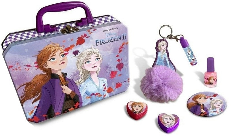 MALETIN METALICO FROZEN MAQUILLAJE