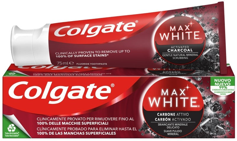 PASTA COLGATE 75 MAX WHITE CARBON