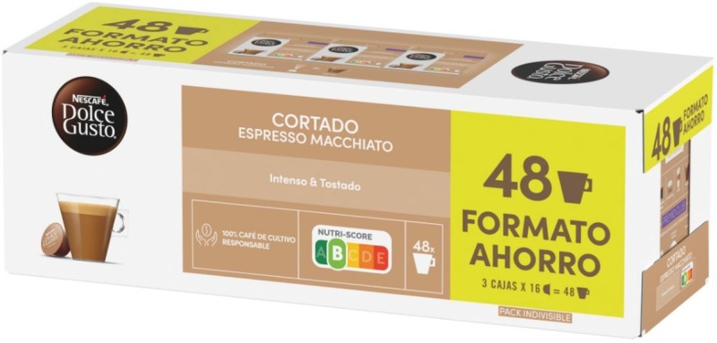 CAFE D.GUSTO CORTADO MAXI 48 CAP