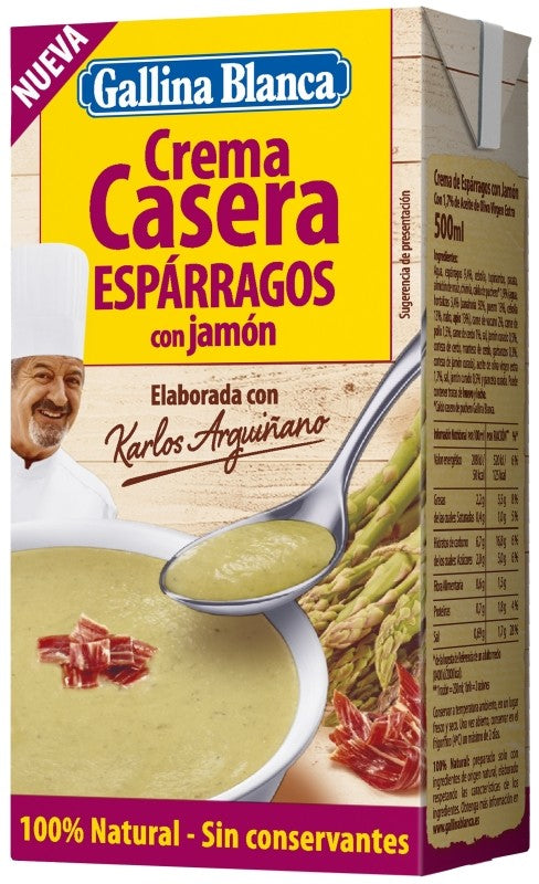 CREMA G BCA BK 500 ESPARRAG C/JAMON