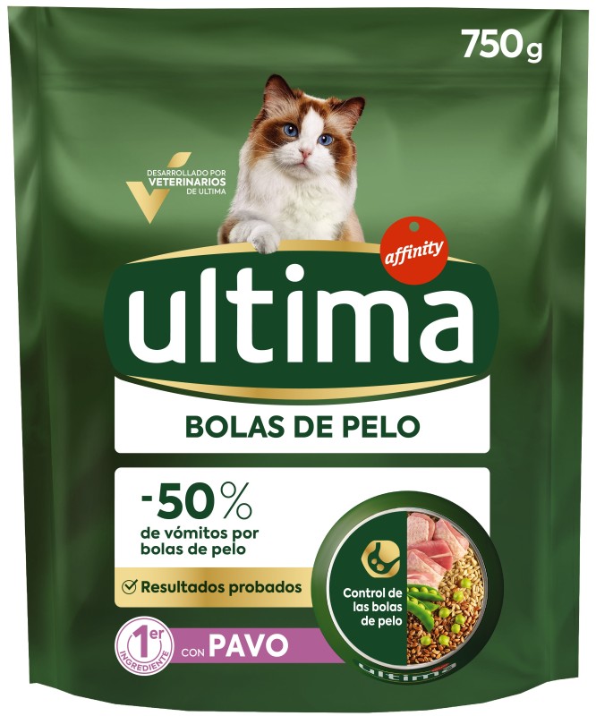 ULTIMA GATO CONTR BOLA PELO 750G