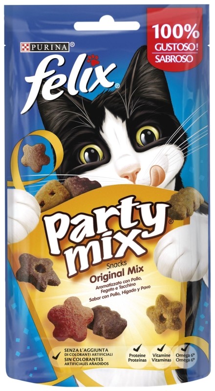 FELIX PARTY SNACKS GATO 60G ORIG