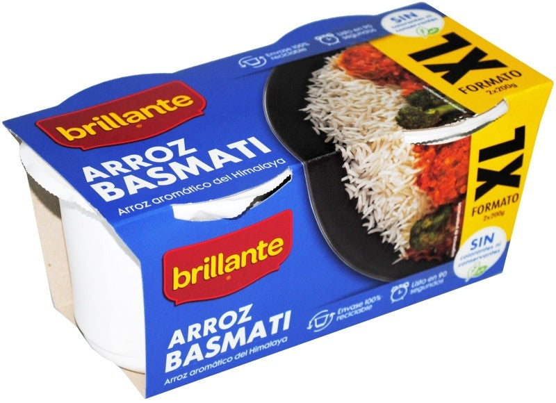 ARROZ BRILLANTE BASMATI XL 200 PK2