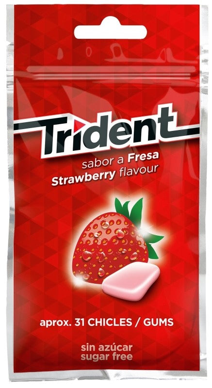 CHICLE TRIDENT 43,5G FRESA