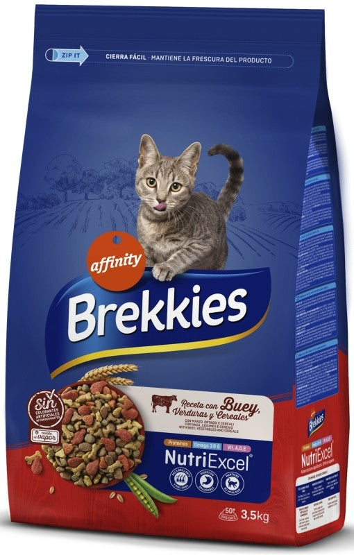 BREKKIES GATO SECO MIX BUEY 3,5K