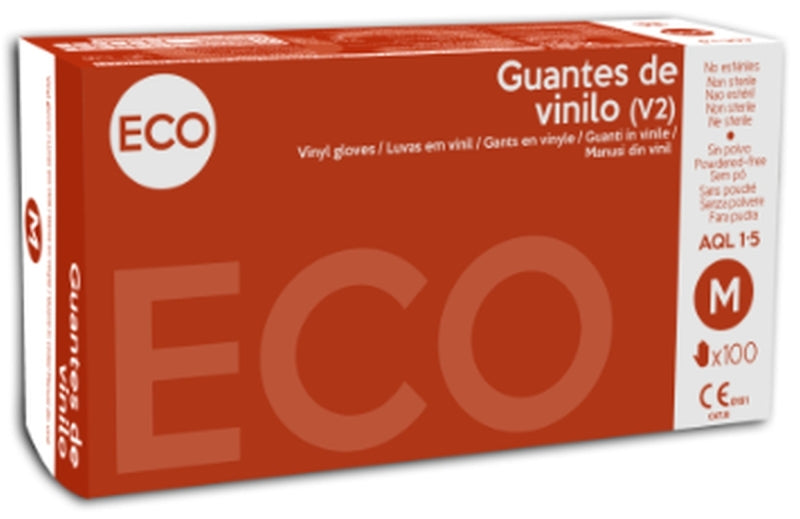 GUANTE ECO VINILO M 100U