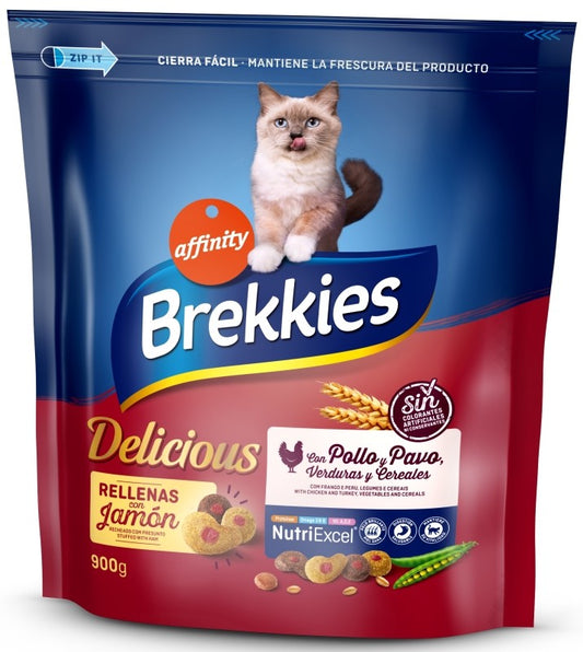 BREKKIES GATO DELICIOUS AVE 900G