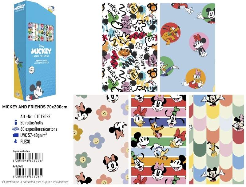 PAPEL REGAL MICKEY 2X0,70
