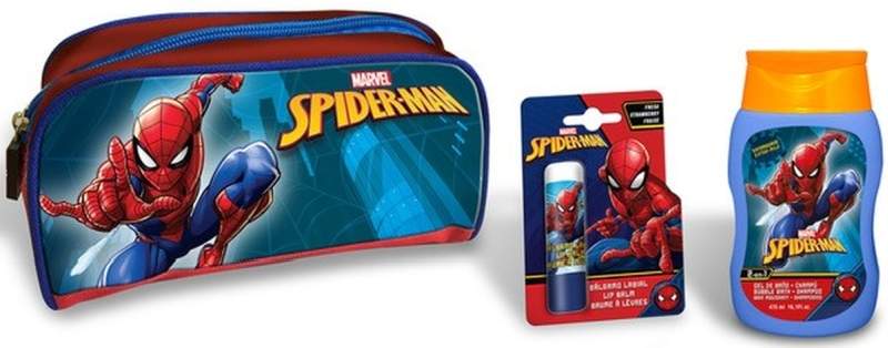 NECES SPIDERMAN GEL+BALSAMO LABIAL