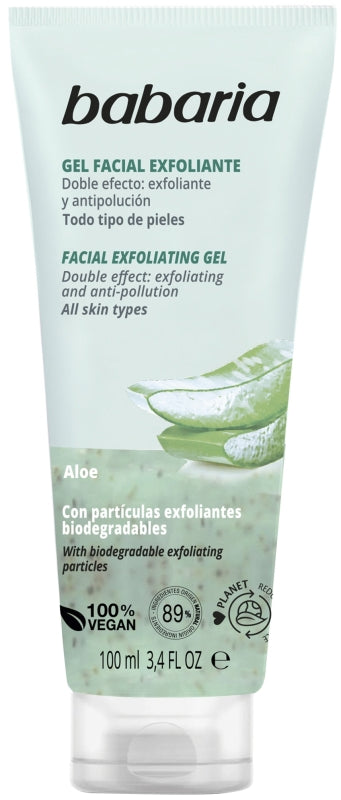 GEL FACIAL BABARIA 100 EXFOL ALOE