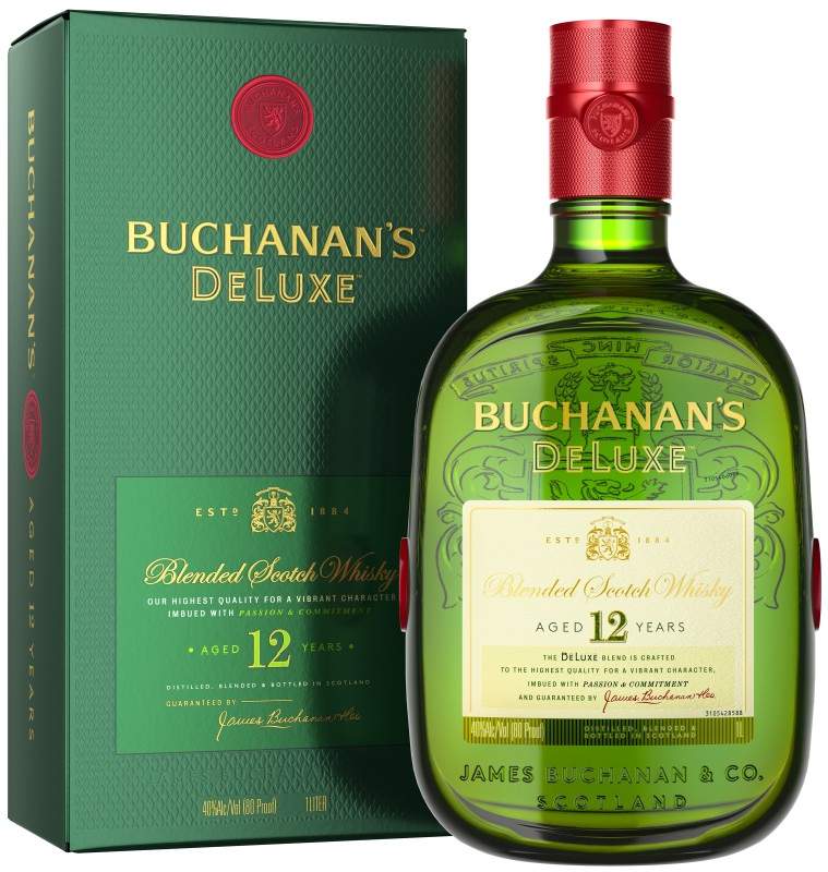 WHISKY BUCHANAN'S 12 AÑOS 1L    40G