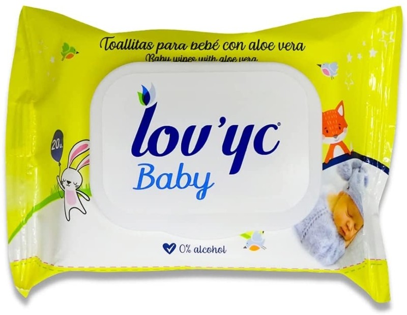 TOALL LOV'YC C/TAPA ALOE VERA 20U