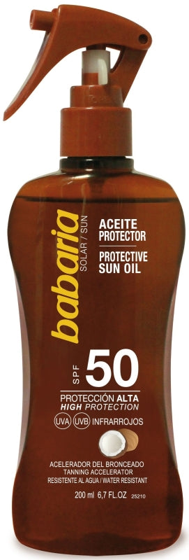 SUN ACEITE BABARIA PT 200 F50 COCO