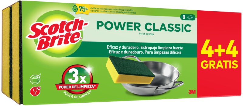 ESTR S BRITE ESPONJA VERDE 4+4U