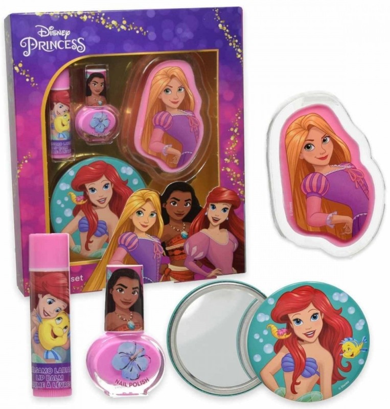 SET DISNEY PRINCESAS BELLEZA 4 PZAS